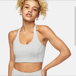 outdoor voices doing things bra pebble gray xs